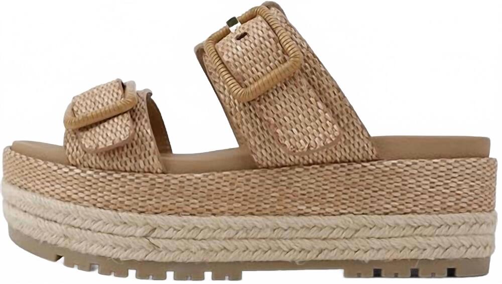 NEW SODA women's beach platform sandals in tan